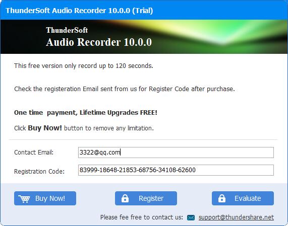 ThunderSoft Audio Recorder官方版