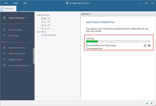 Auslogics File Recovery官方版