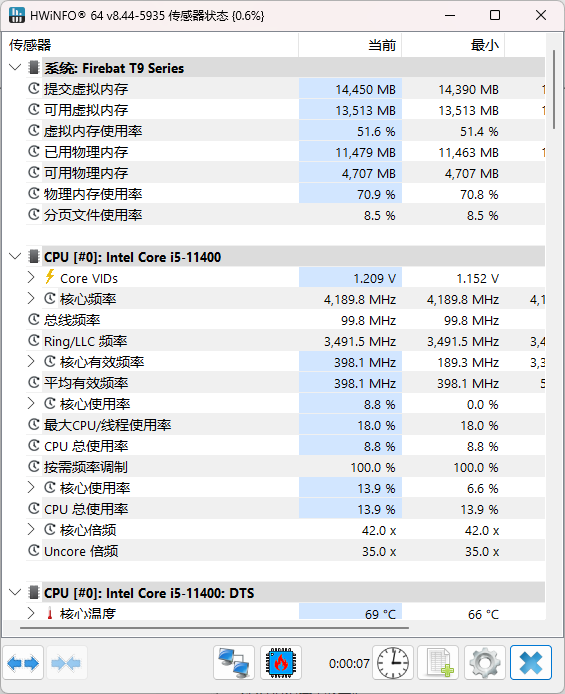 HWiNFO硬件检测中文绿色版